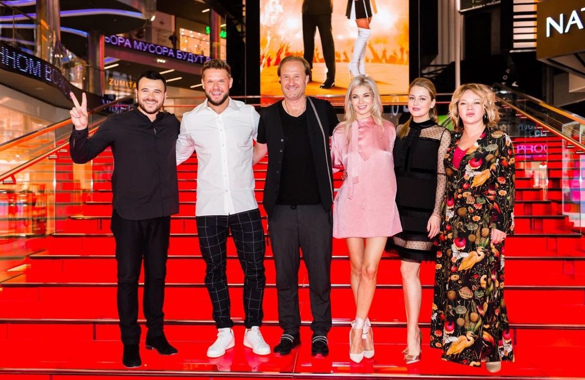 Эмин Агаларов, Владимир Яглыч, Марюс Вайсберг, Наталья Бардо и Елена Валюшкина